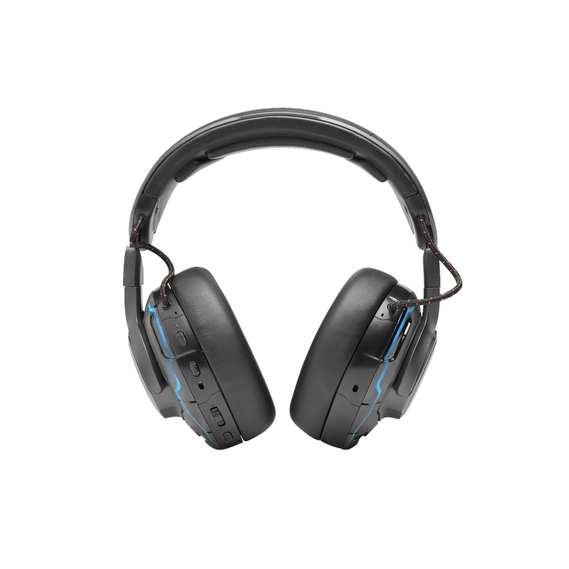 JBL Quantum ONE - Black - USB Wired Over-Ear Professional PC Gaming Headset with Head-Tracking Enhanced QuantumSPHERE 360 - Back image number null